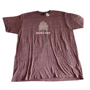 NWT Mountain XL Montana Short Sleeve Tree Graphic T-Shirt